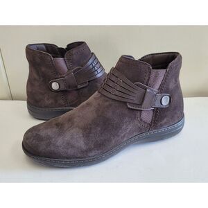 Earth Women's SYNAL Casual Bootie Suede Brown 558 Size 10M‎
